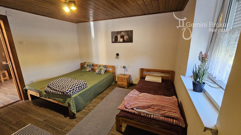 Bogács - investičná príležitosť, 2 domy na jednom pozemku